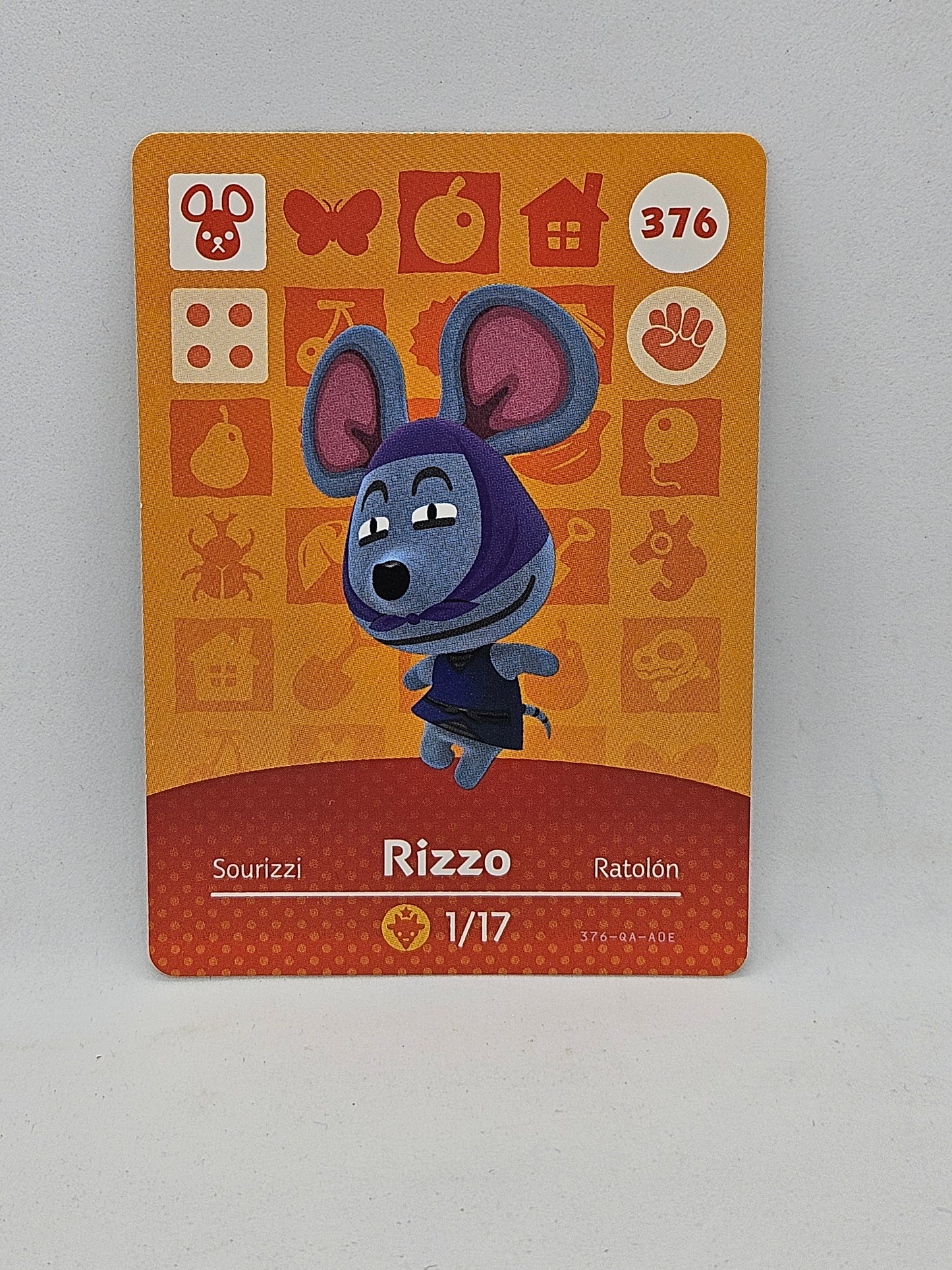 376 Rizzo Animal Crossing Amiibo Card Series 4