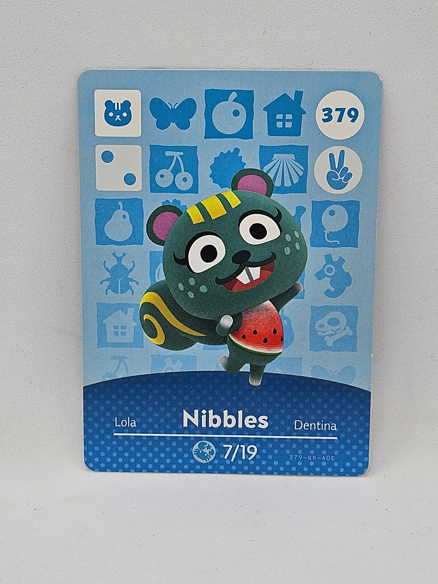 379 Nibbles Animal Crossing Amiibo Card Series 4