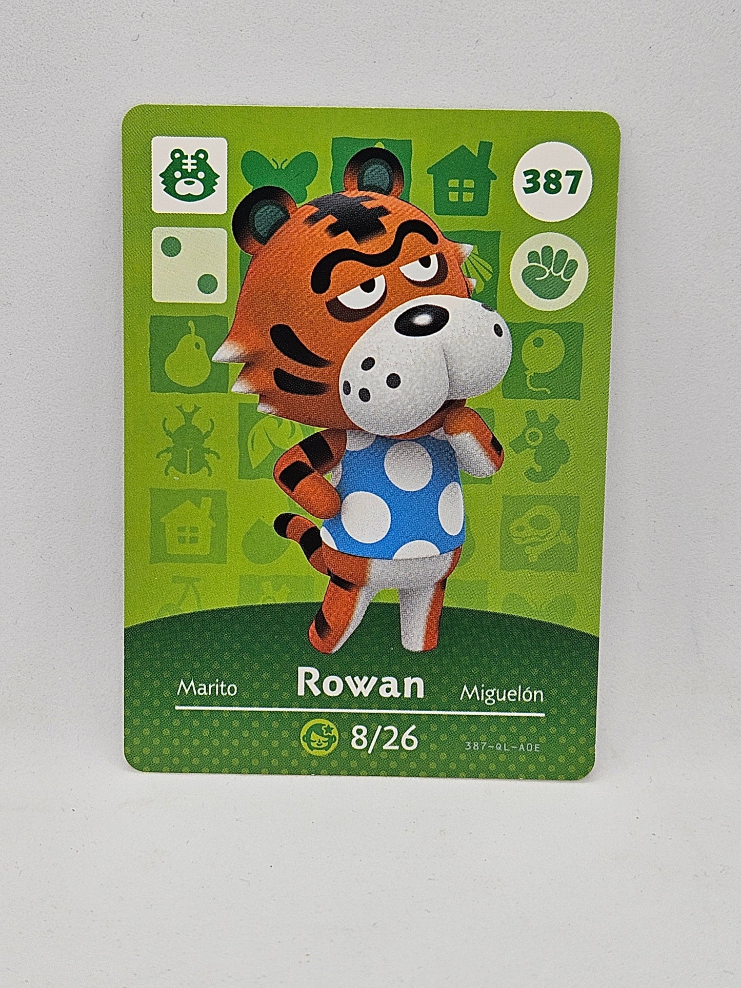 387 Rowan Animal Crossing Amiibo Card Series 4