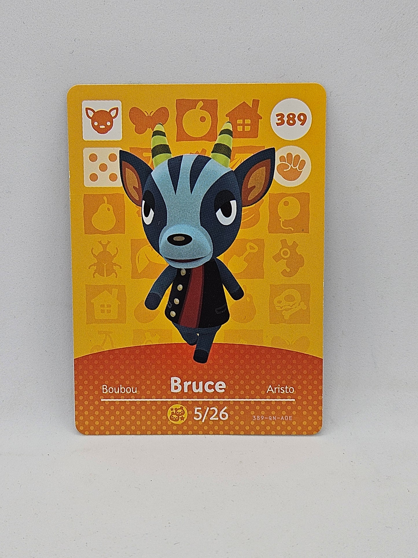 389 Bruce Animal Crossing Amiibo Card Series 4