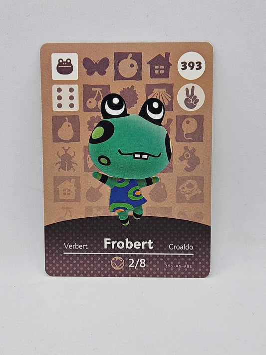 393 Frobert Animal Crossing Amiibo Card Series 4