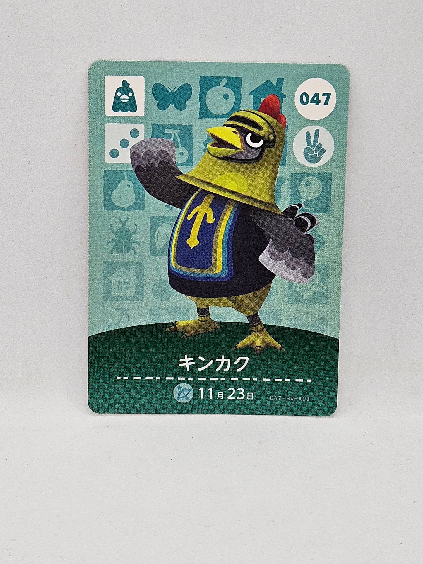 047 Knox Animal Crossing Amiibo Cards Series 1 (JP)