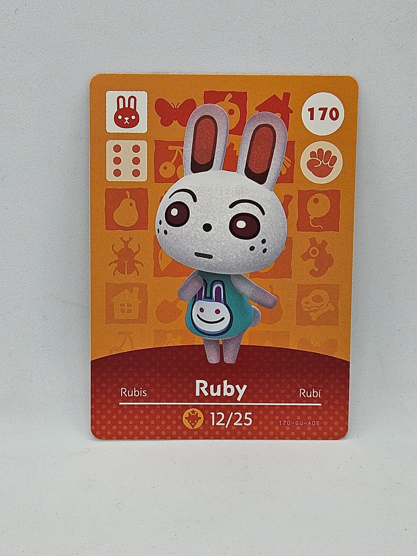 170 Ruby Animal Crossing Amiibo Cards Series 2