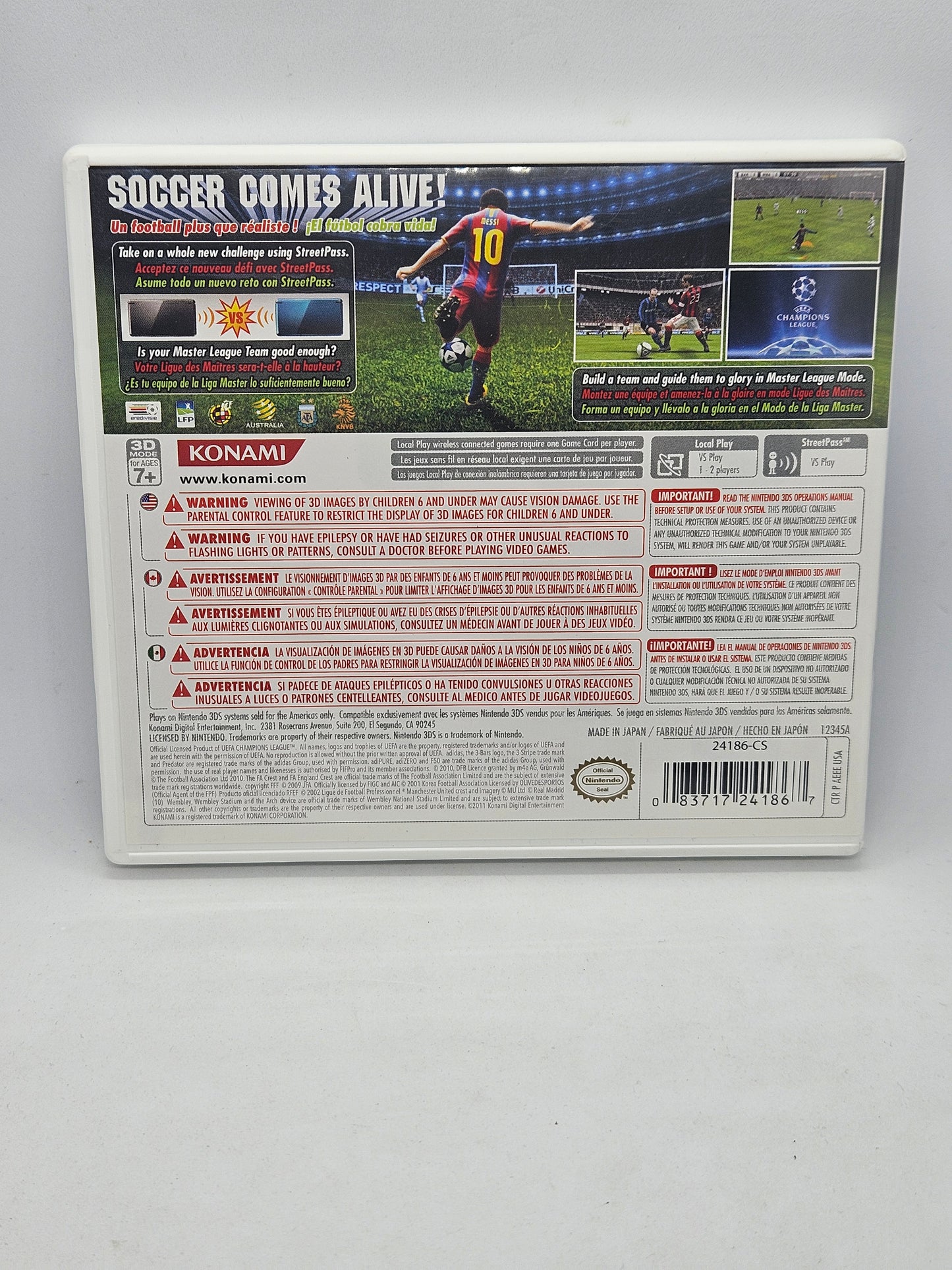 Pes 2011 Pro Soccer 3D (Complete)