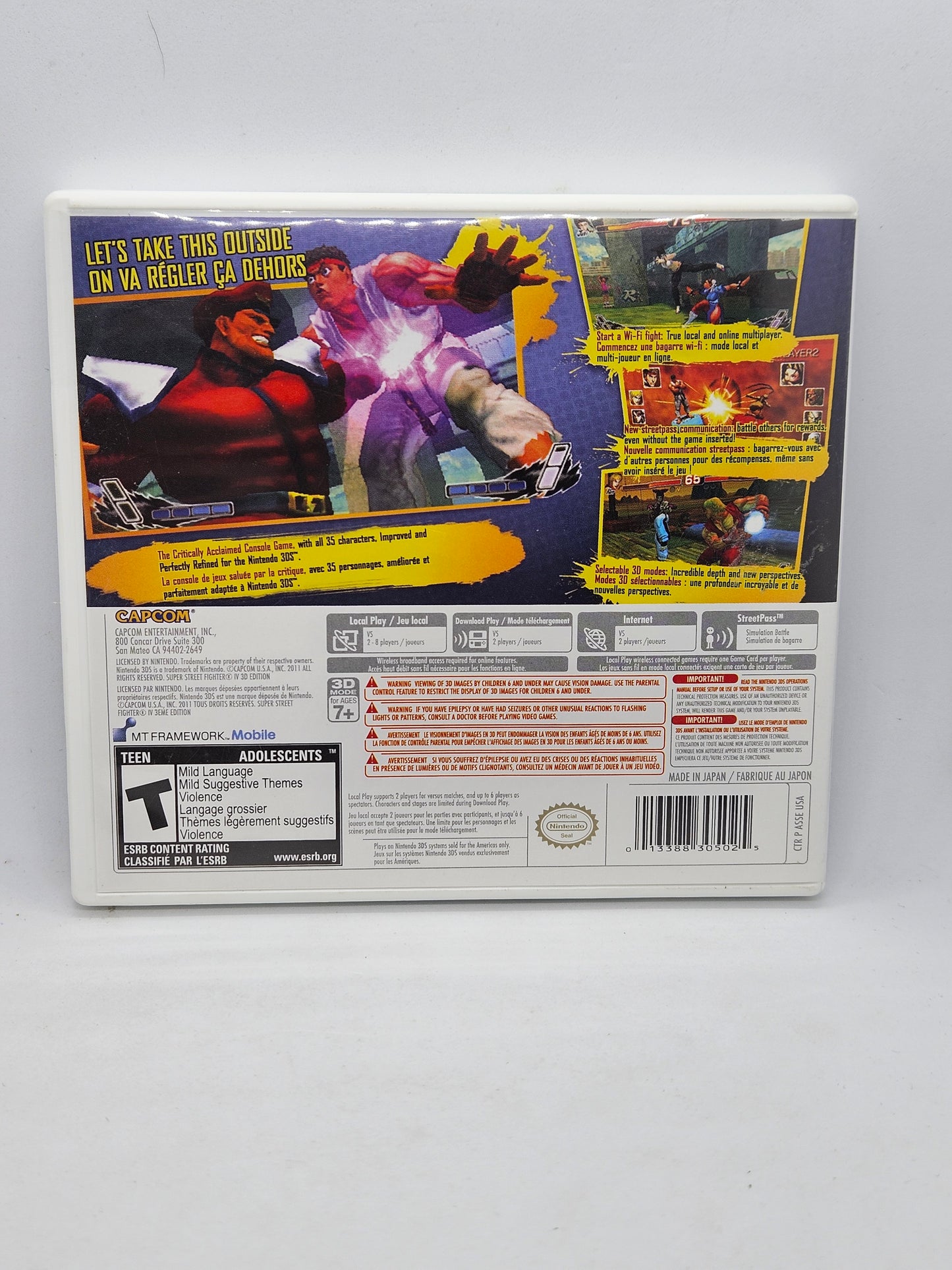 Street Fighter IV 3D Edition (Complete)