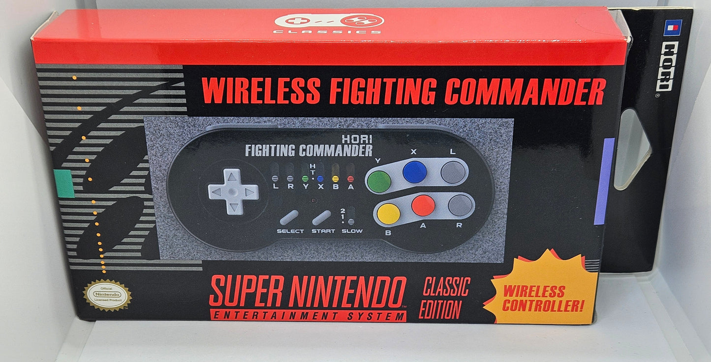 SNES Wireless Fighting Commander (Sealed)