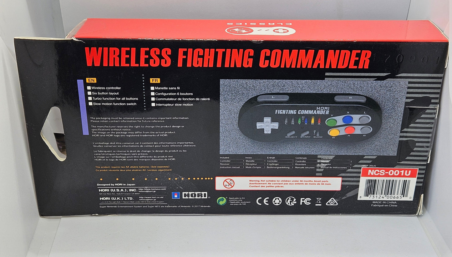 SNES Wireless Fighting Commander (Sealed)