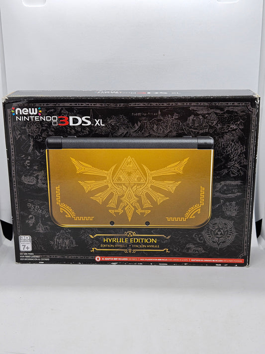 Nintendo New 3DS XL Hyrule Edition - Modded  (Complete)