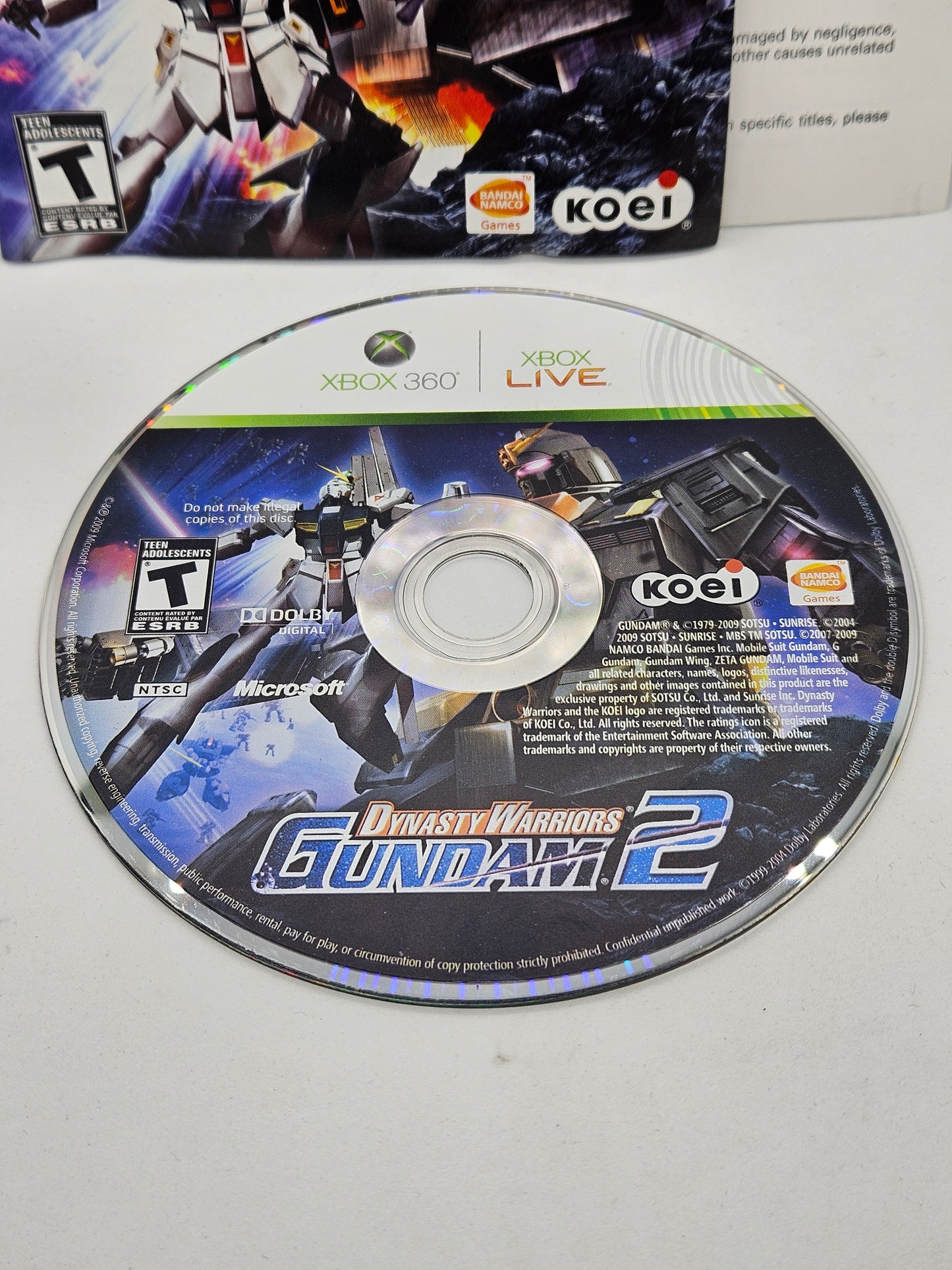 Dynasty Warriors: Gundam 2  (Complete)