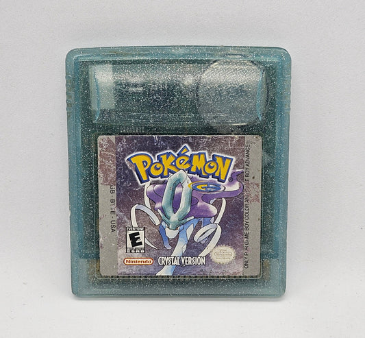 Pokémon Crystal (Loose) - Cartridge is cracked but still holds together