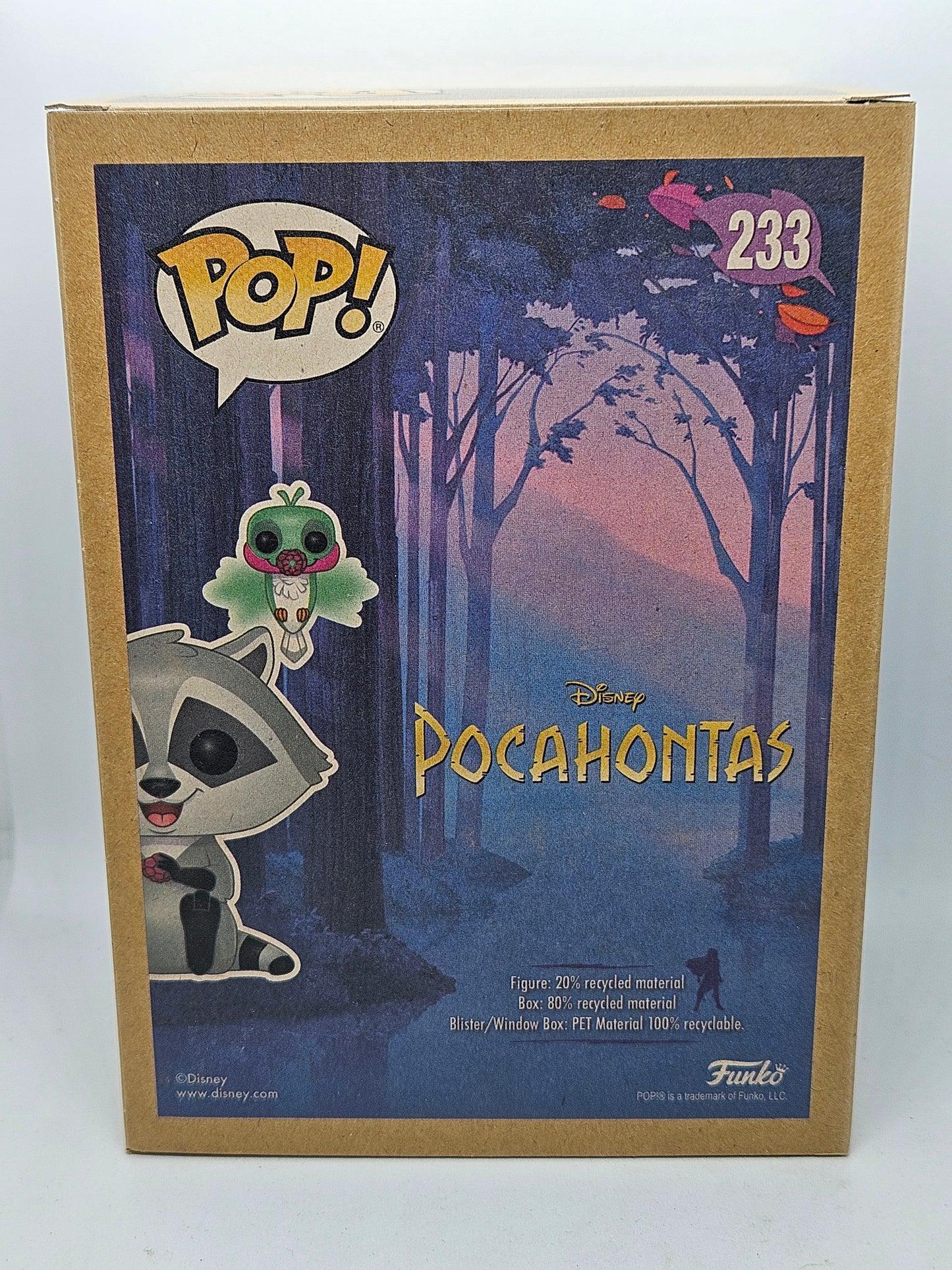 Funko Disney 233 Meeko With Flit (BoxLunch Earth Day Exclusive)