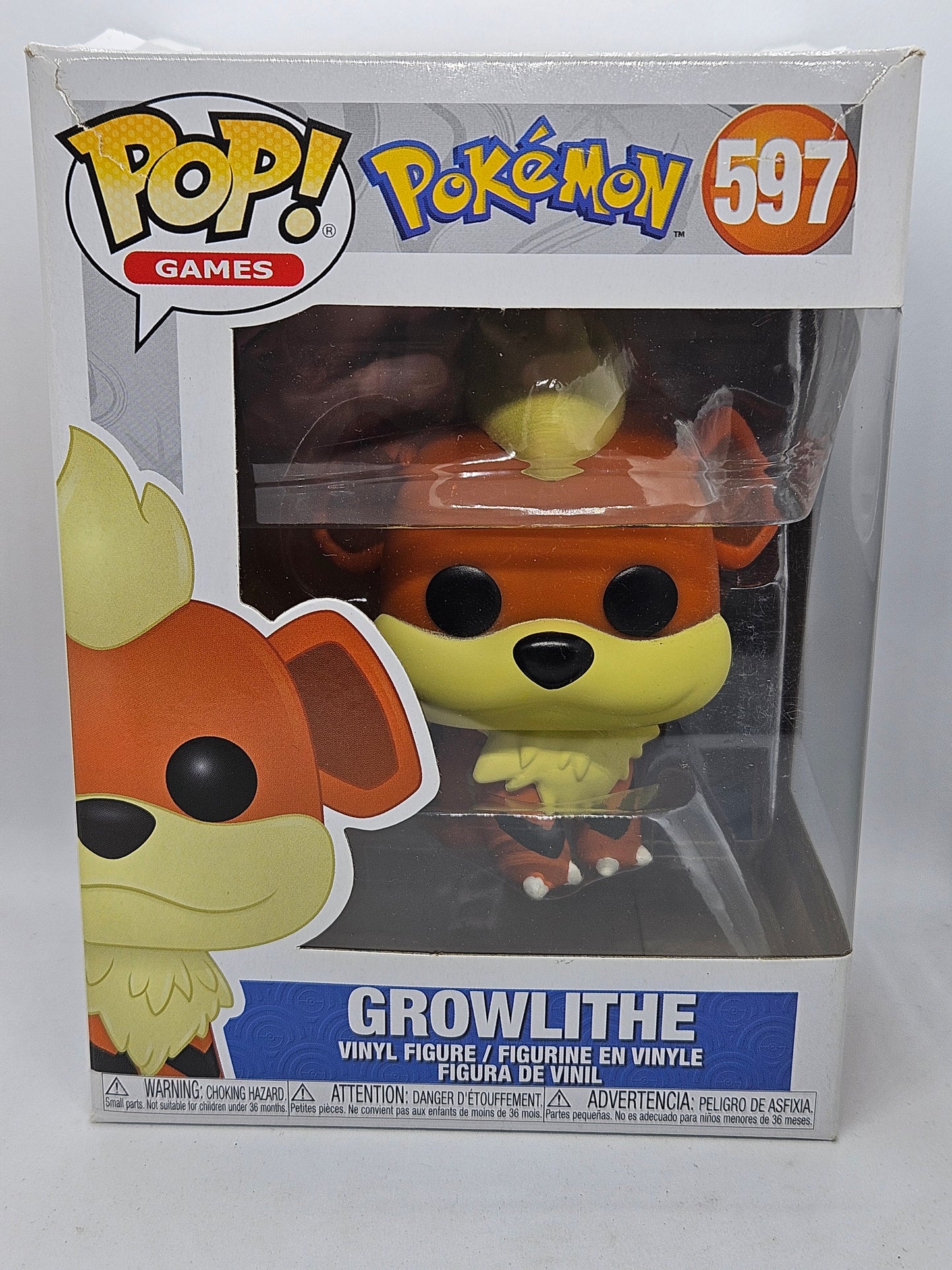 Funko Pokémon 597 Growlithe (Box Damaged)