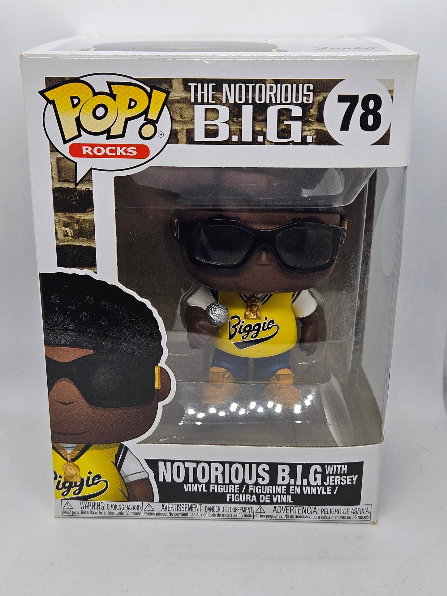 Funko Rocks 78 Notorious B.I.G With Jersey