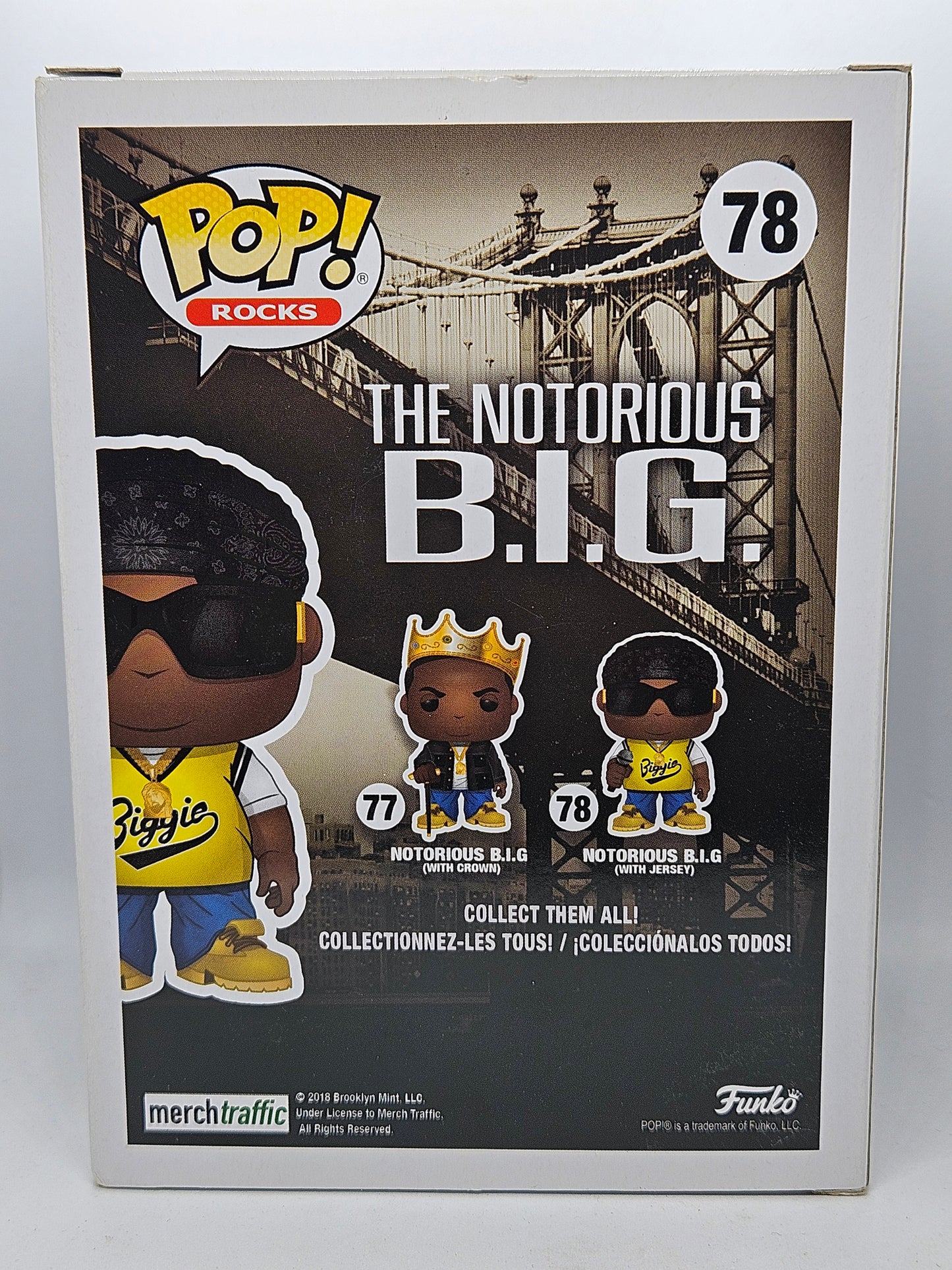 Funko Rocks 78 Notorious B.I.G With Jersey