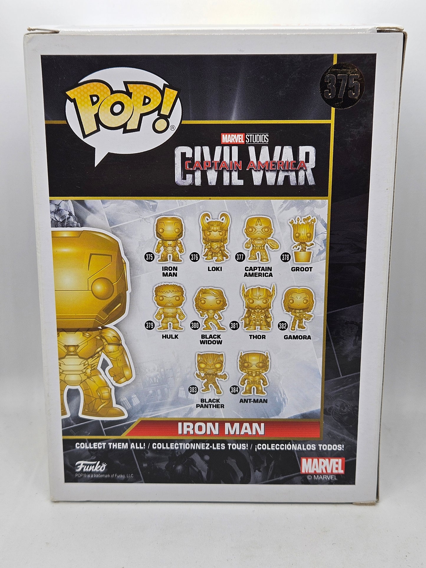 Funko Marvel 375 Iron Man (Marvel Studios The First Ten Years) ((Damaged Box))