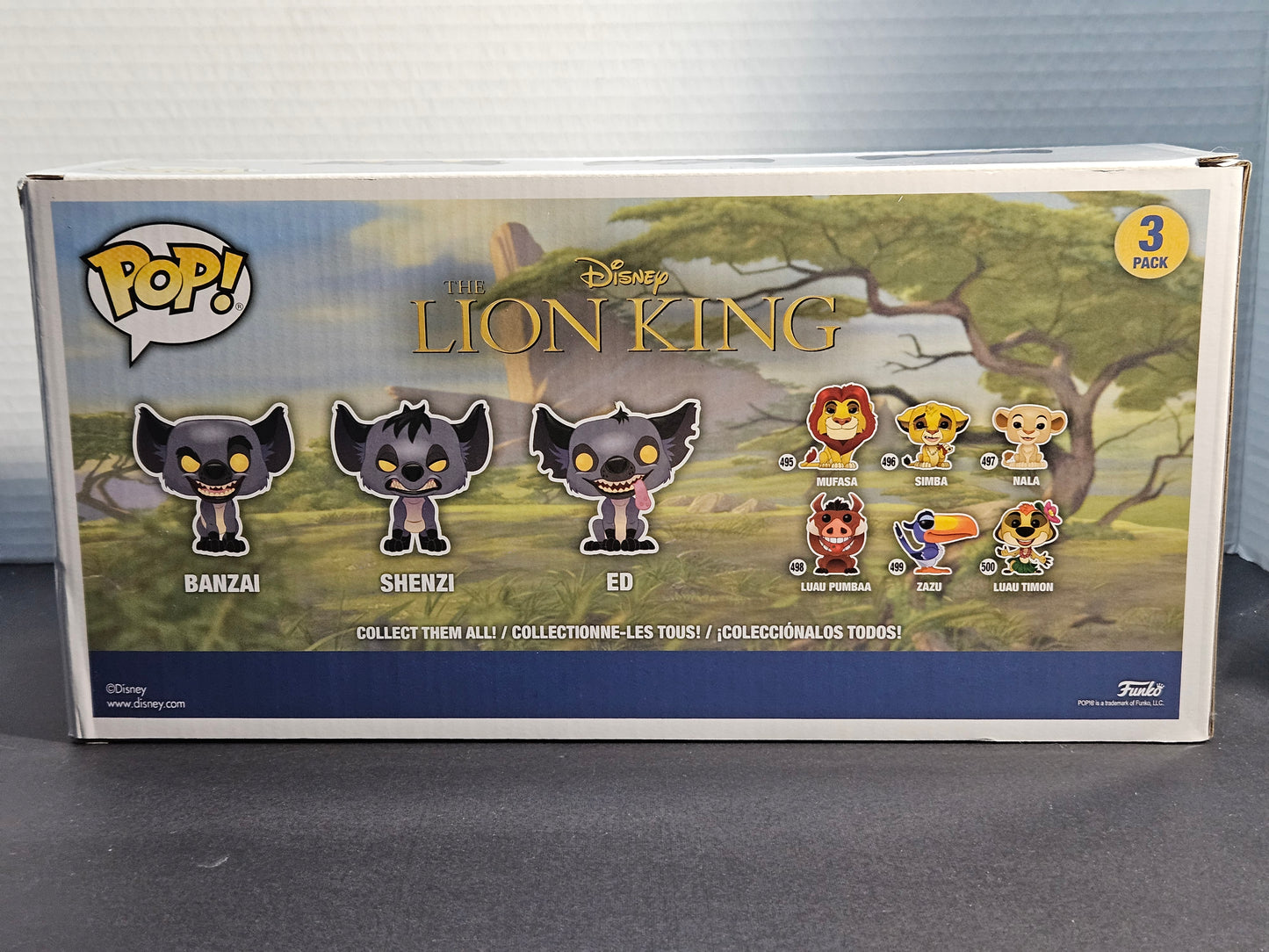 Funko Disney 3 Pack Banzai, Shenzi & Ed (2019 Spring Convention)