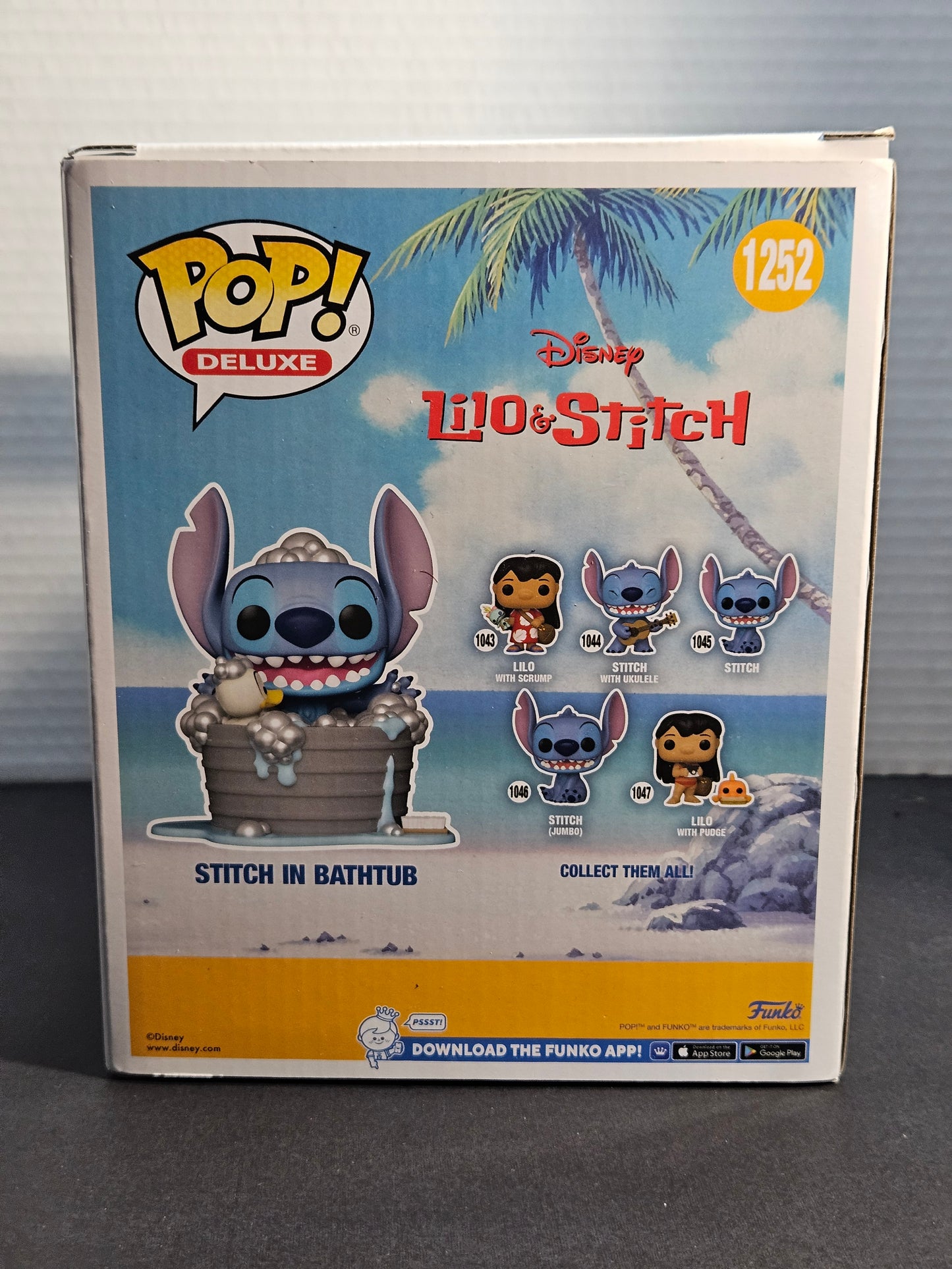 Funko Disney 1252 Stitch In Bathtub (HT Expo 2022 Ex.)