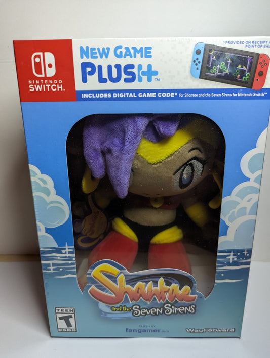 Shantae and the Seven Sirens Digital Code & Plush (Sealed)