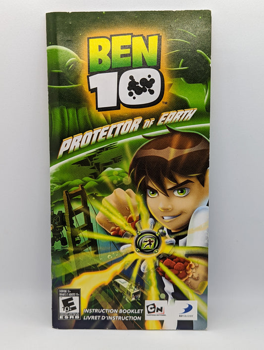 Ben 10 Manual Protector of Earth For PSP (Manual Only)