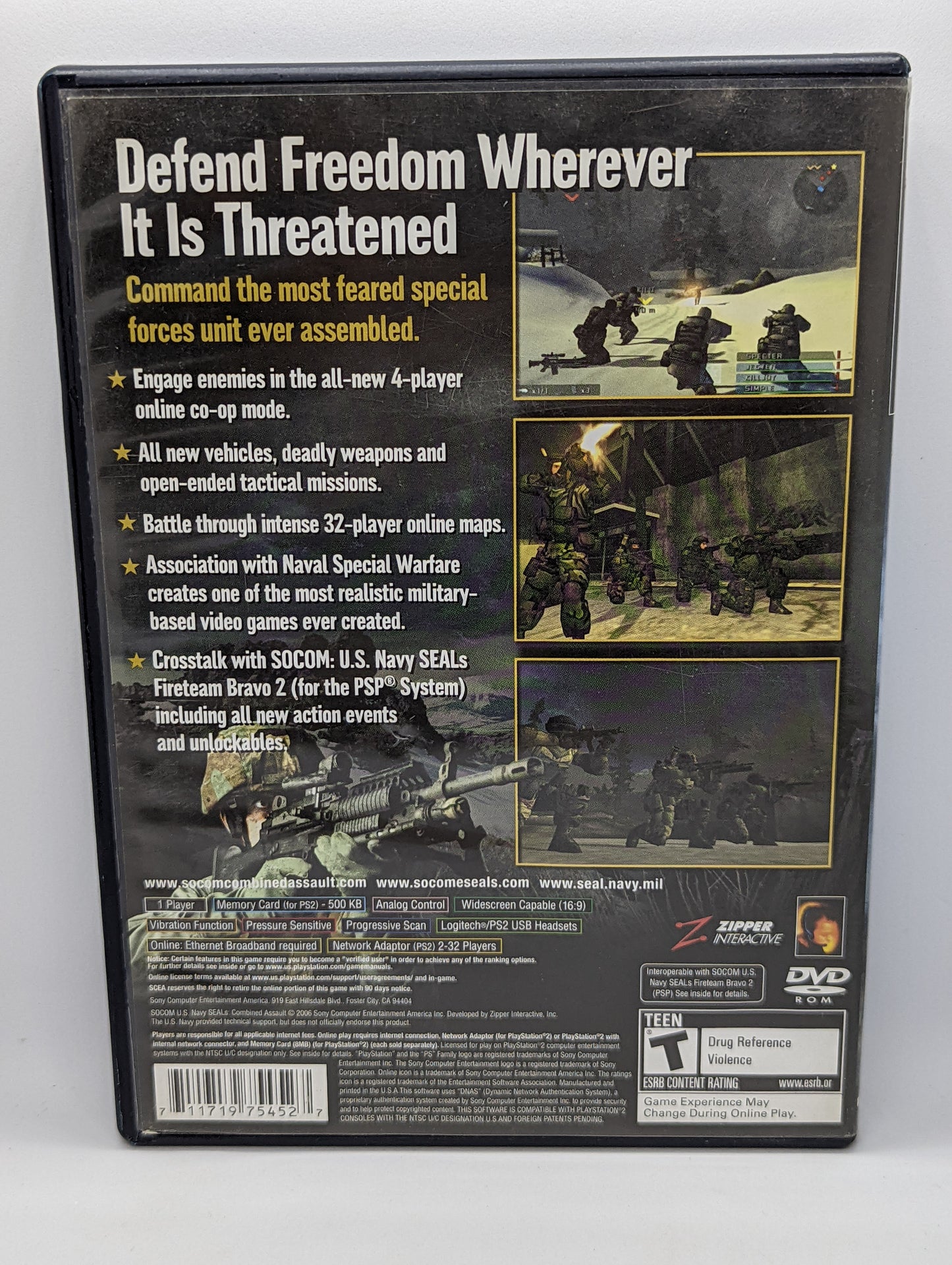 Socom U.S. Navy Seals Combined Assault (No Manual)