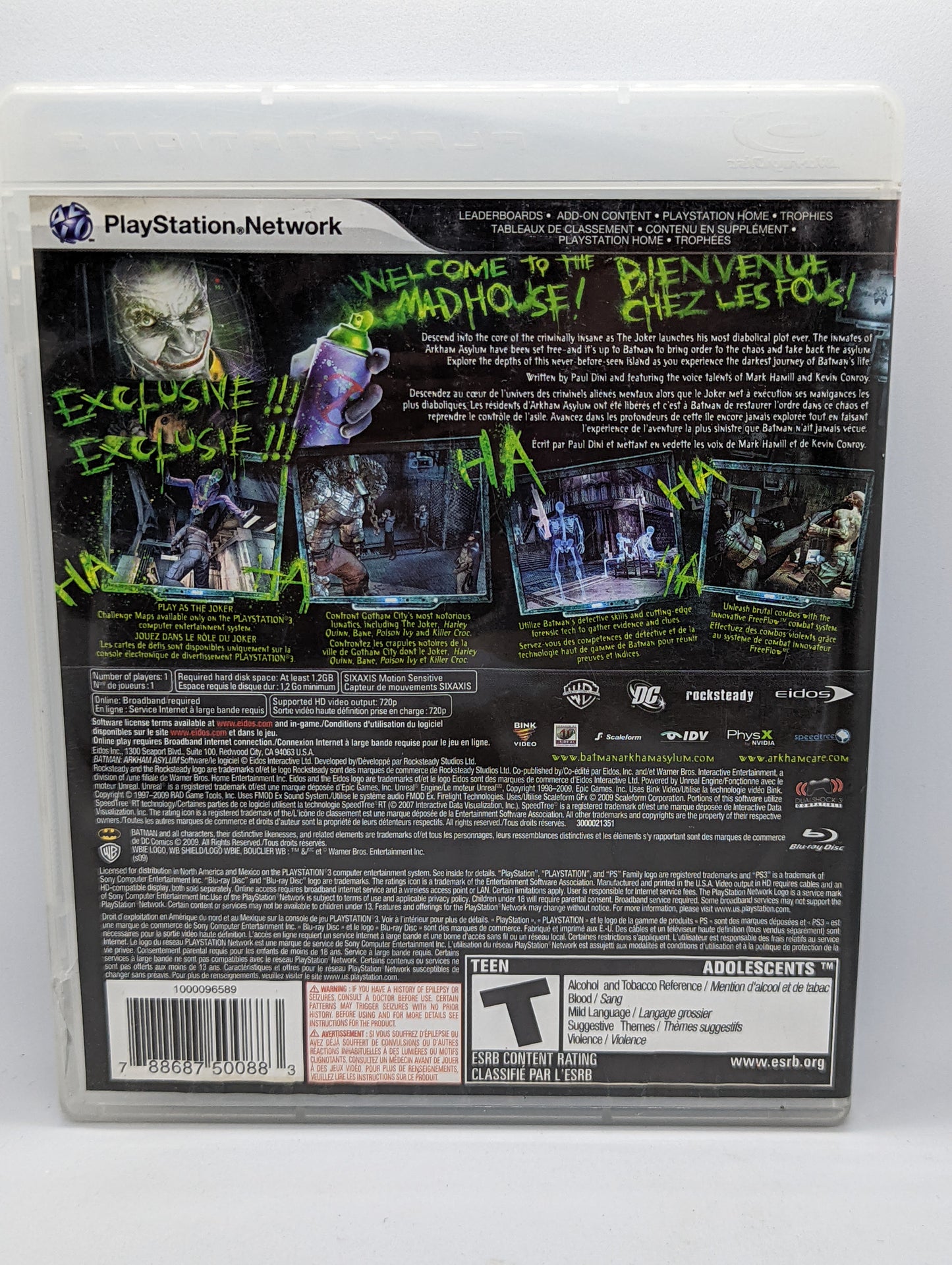 Batman Arkham Asylum (No Manual)