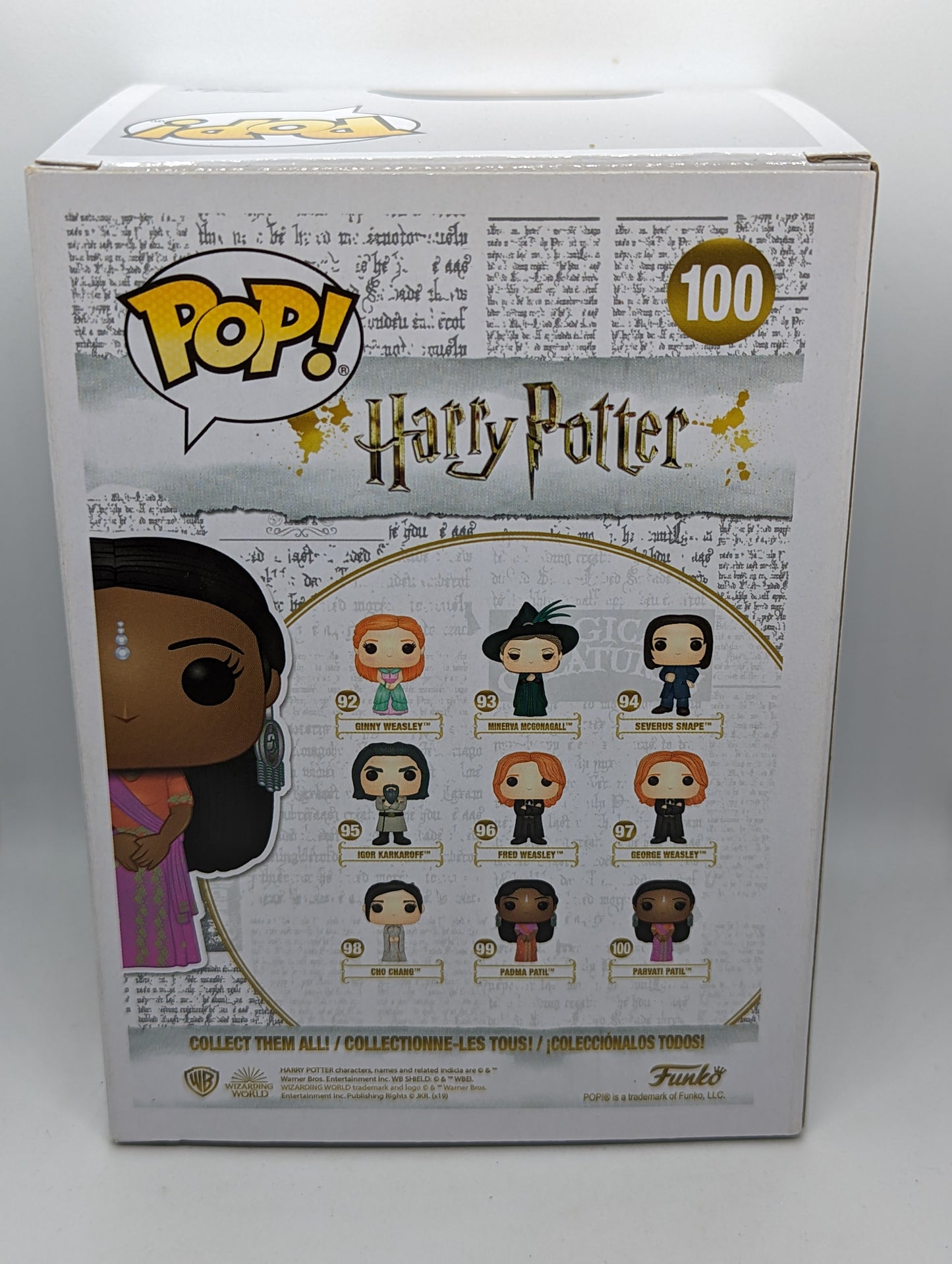 Funko Harry Potter 100 Paravati Patil