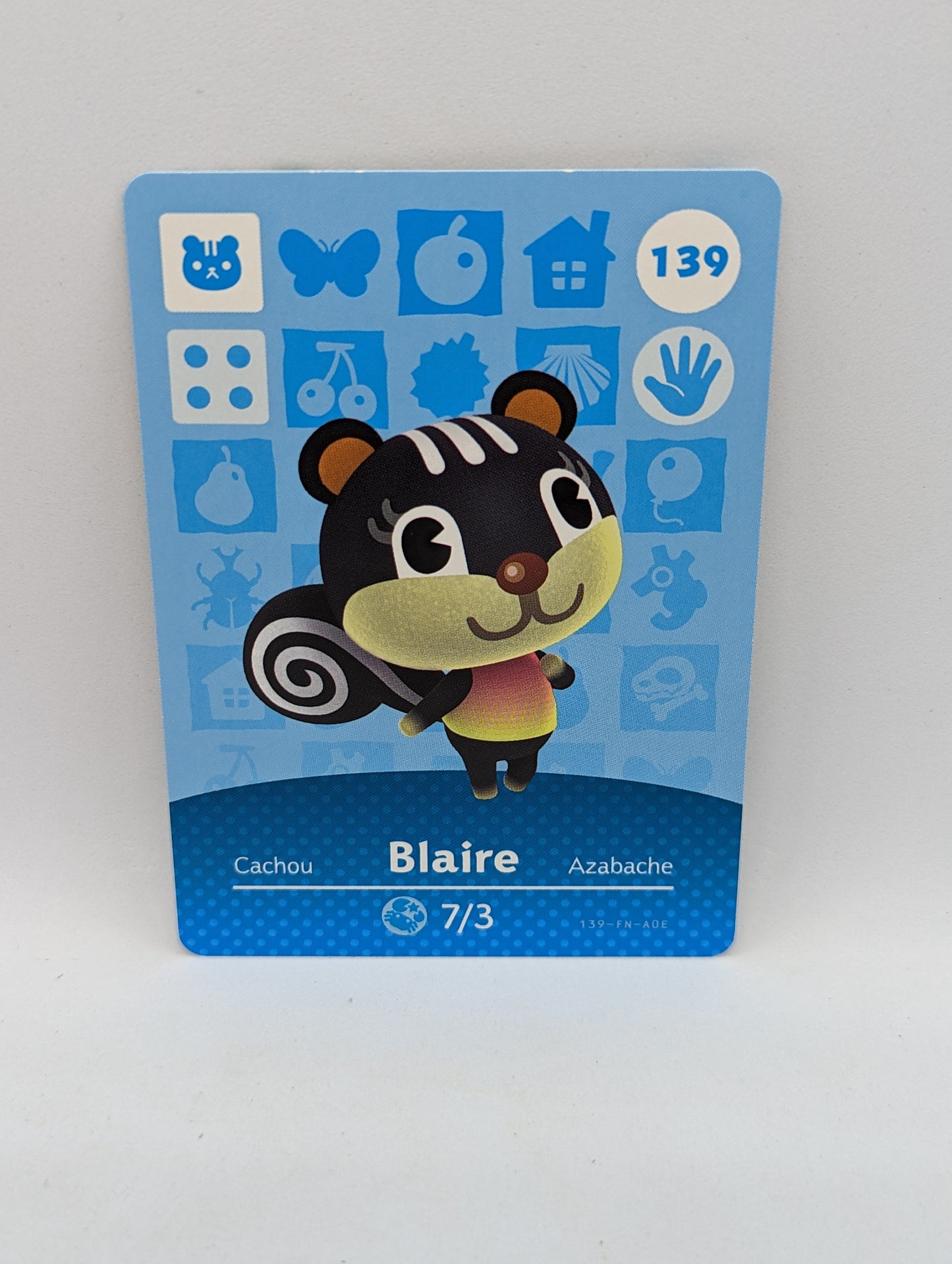 139 Blaire Animal Crossing Amiibo Card Series 2