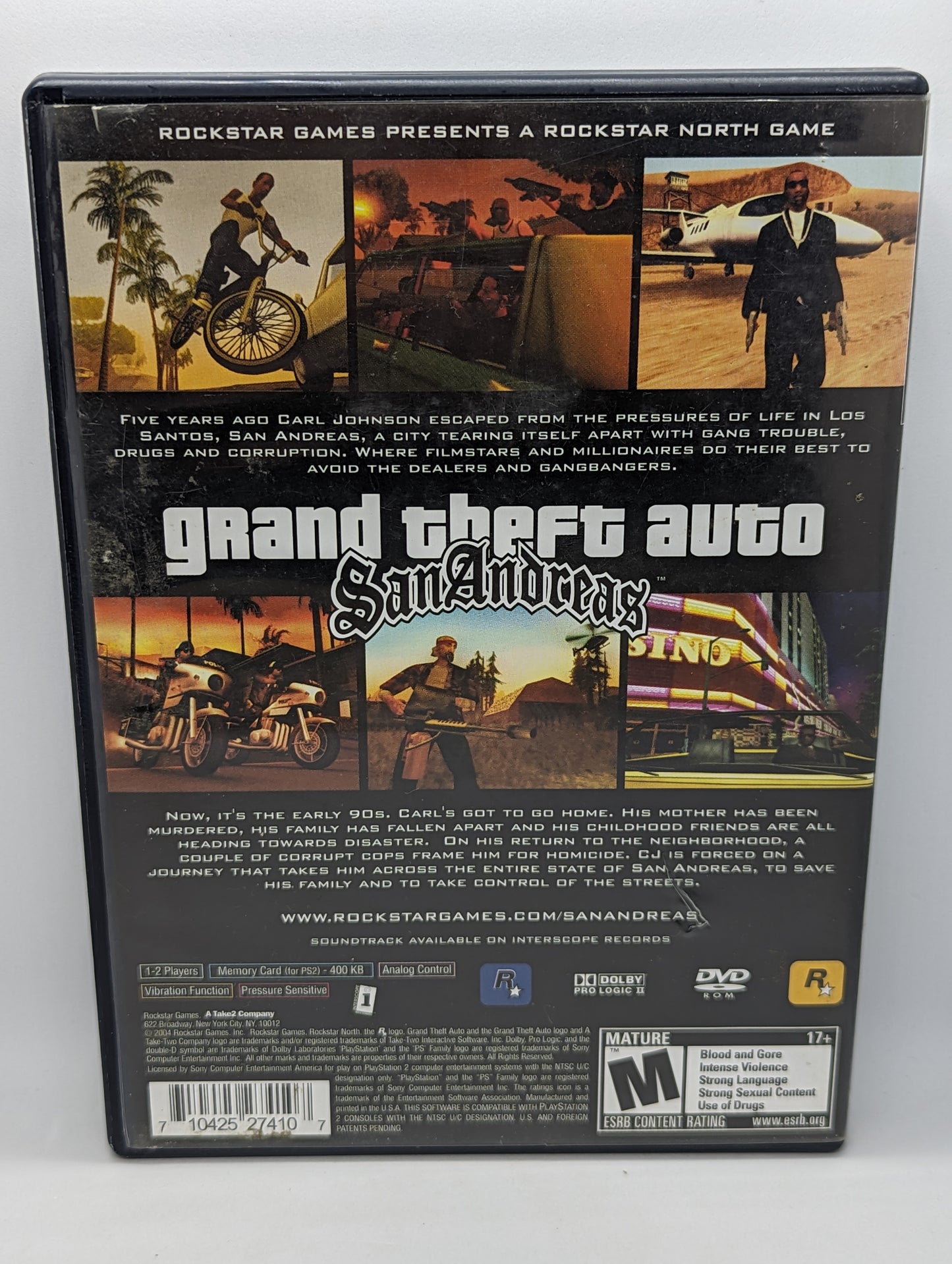 Grand Theft Auto San Andreas (No Manual)