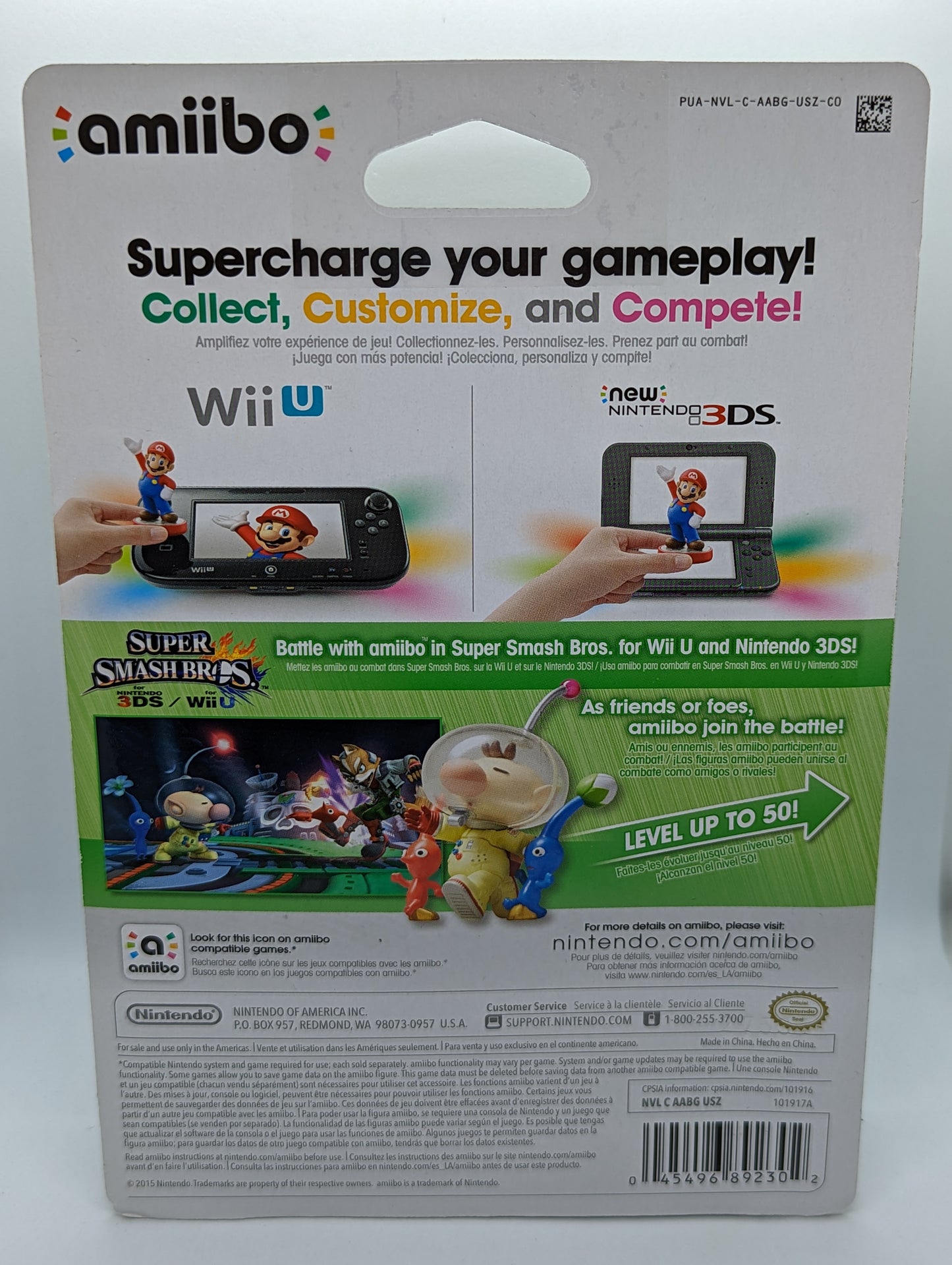 Amiibo Super Smash Bros. Olimar (Sealed)