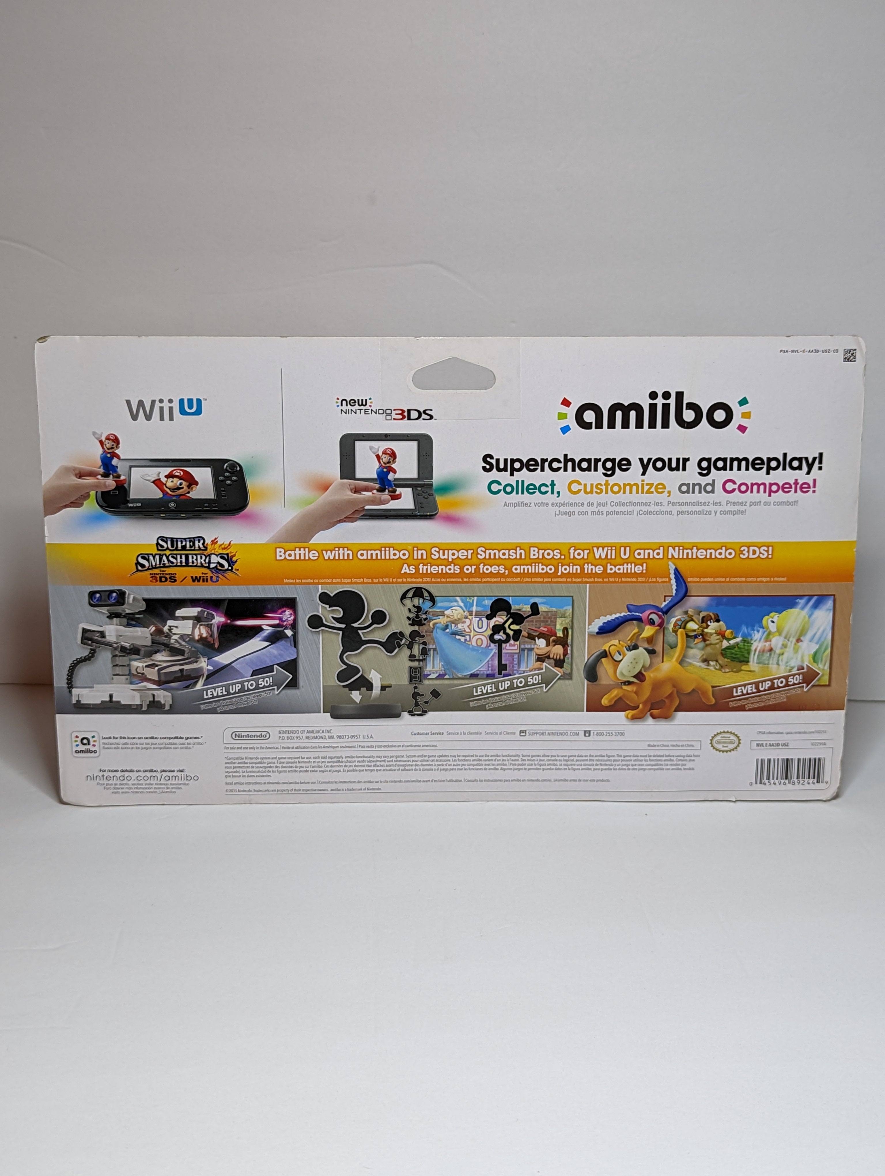 Nintendo Amiibo Retro 3 pack - R.O.B. - Duck Hunt - Game and popular watch