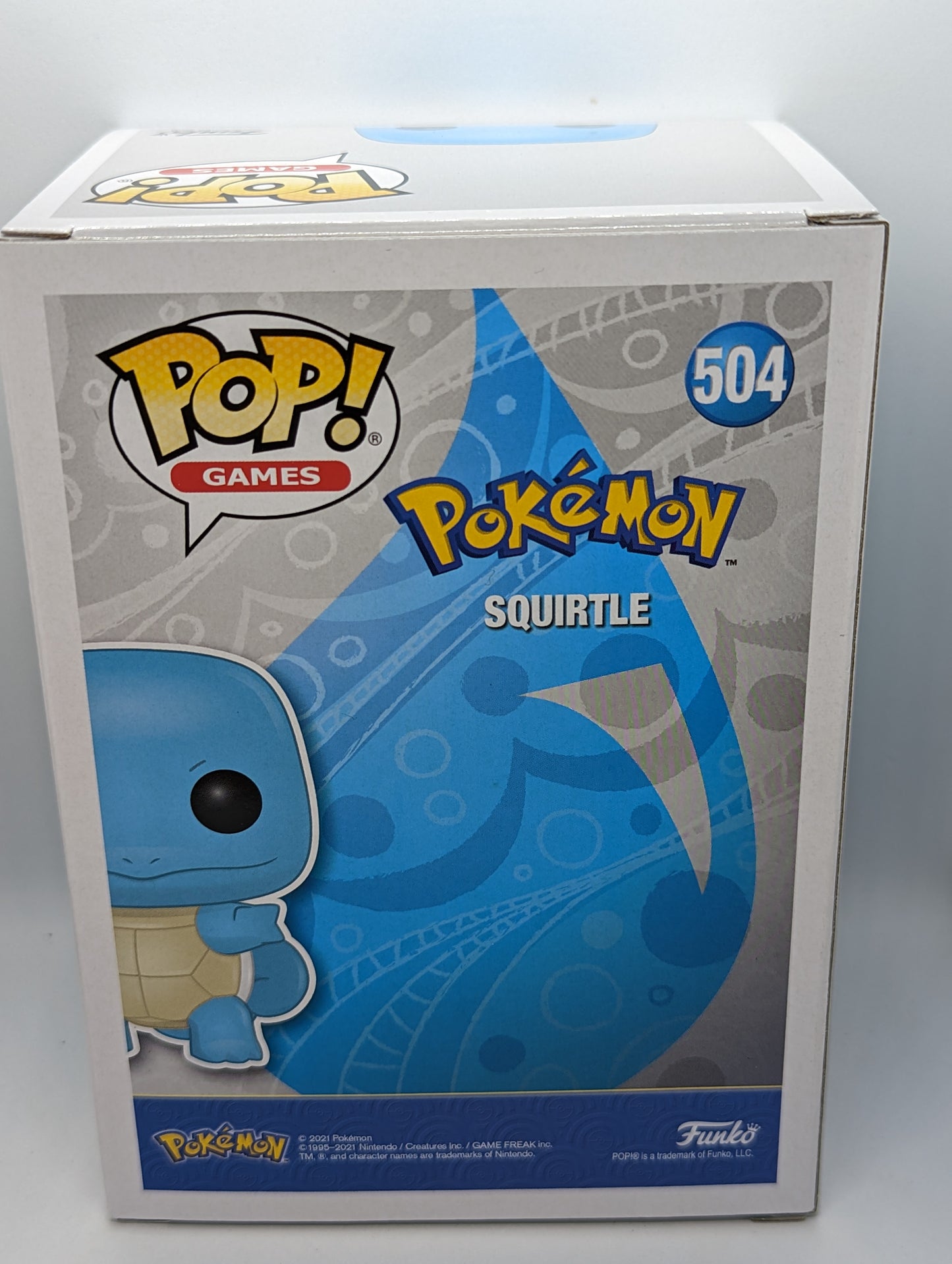 Funko Pokémon 504 Squirtle Diamond 2021 Summer Con