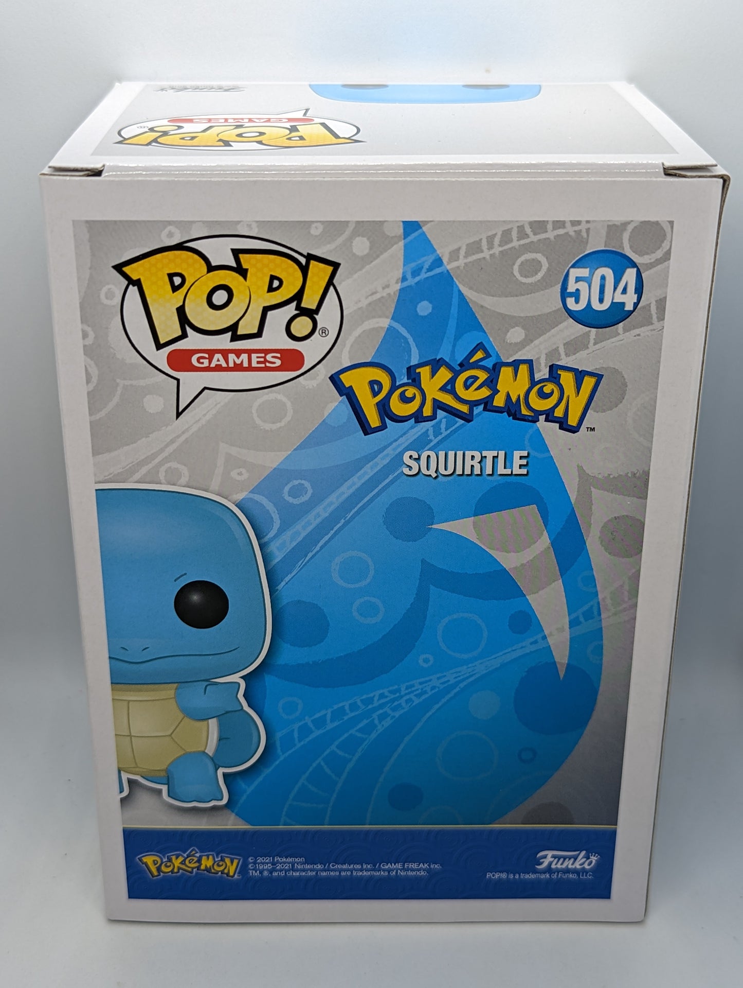 Funko Pokémon 504 Squirtle (Silver Metallic)