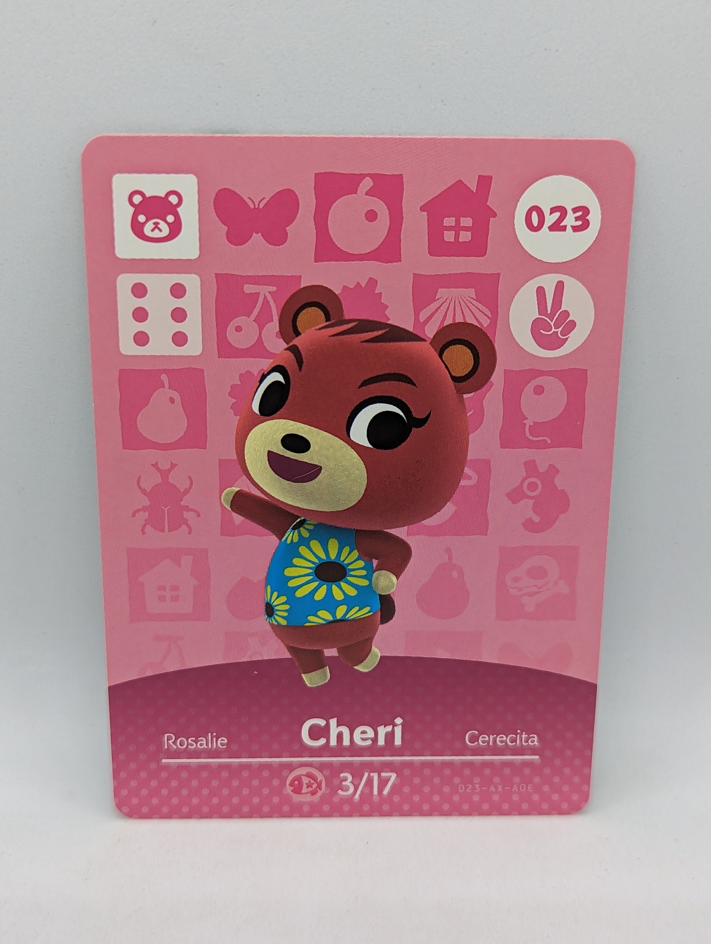 023 Cheri Animal Crossing Amiibo Card Series 1