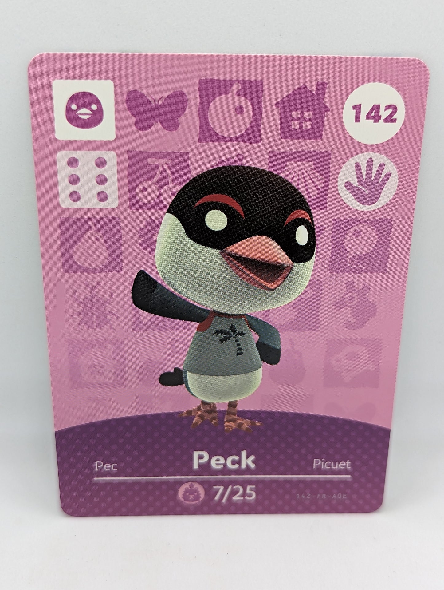 142 Peck Animal Crossing Amiibo Card Series 2