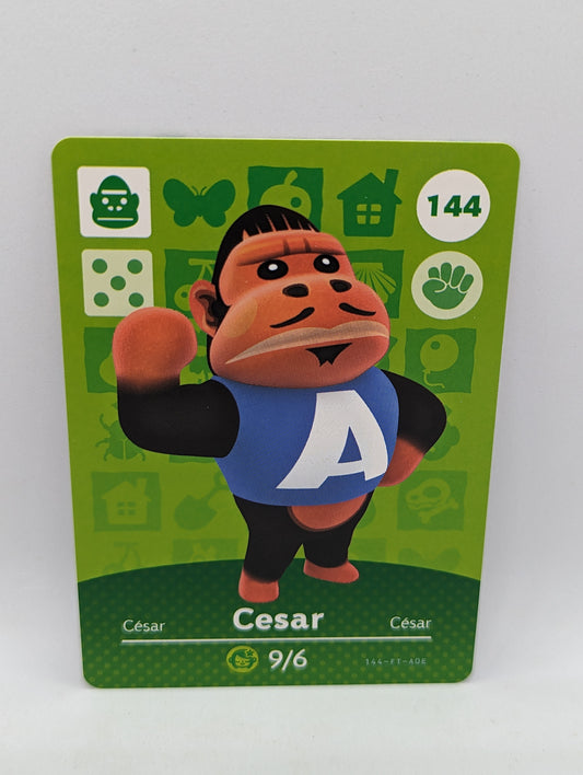 144 Cesar Animal Crossing Amiibo Card Series 2