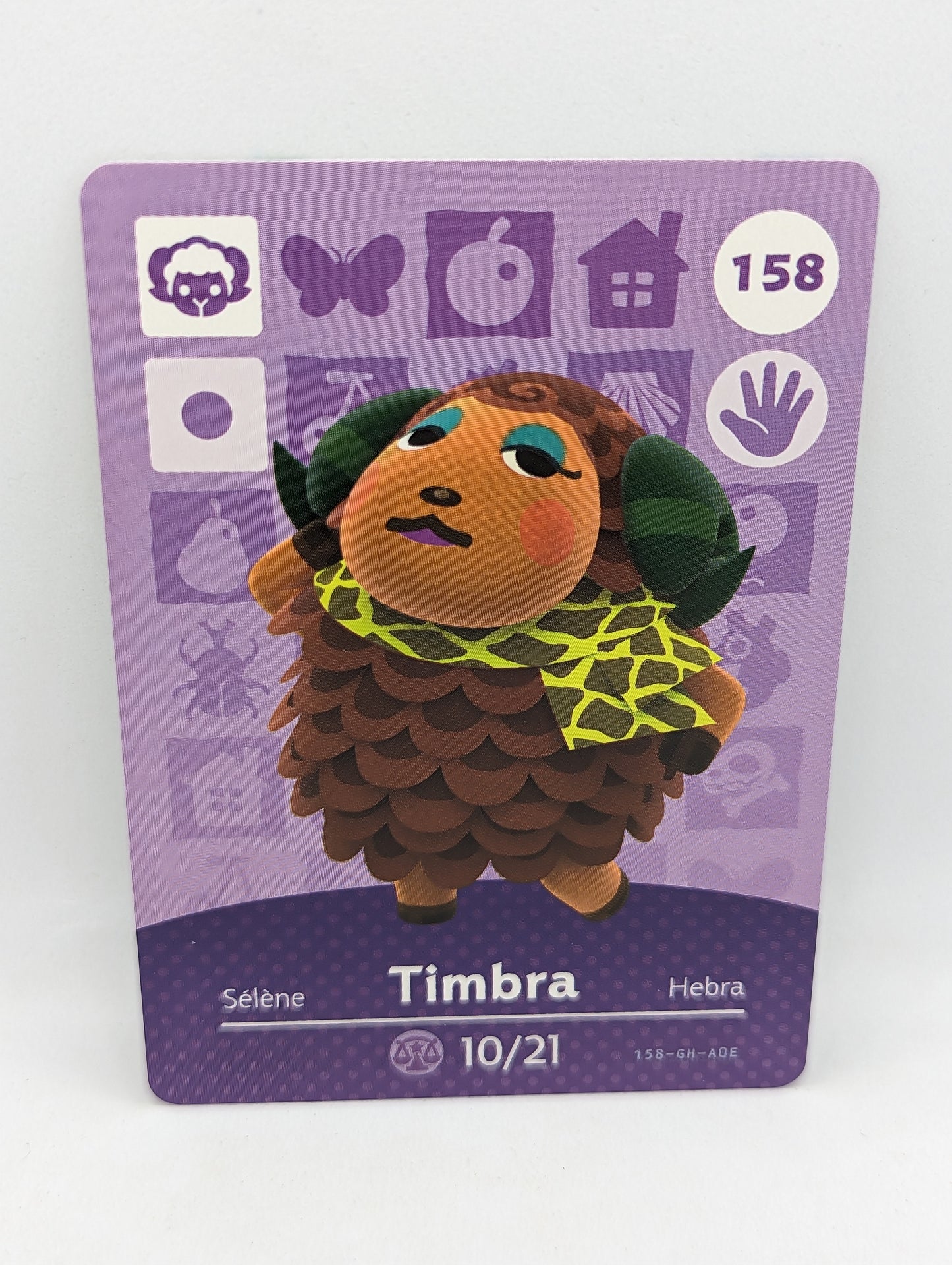 158 Timbra Animal Crossing Amiibo Card Series 2