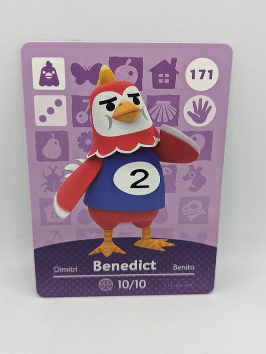 171 Benedict Animal Crossing Amiibo Card Series 2