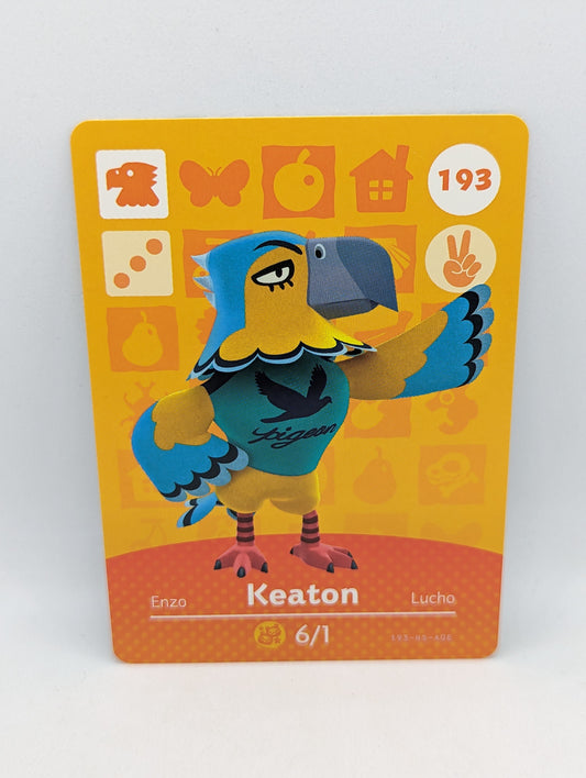 193 Keaton Animal Crossing Amiibo Card Series 2