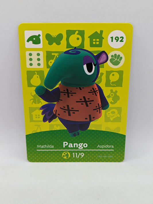 192 Pango Animal Crossing Amiibo Card Series 2