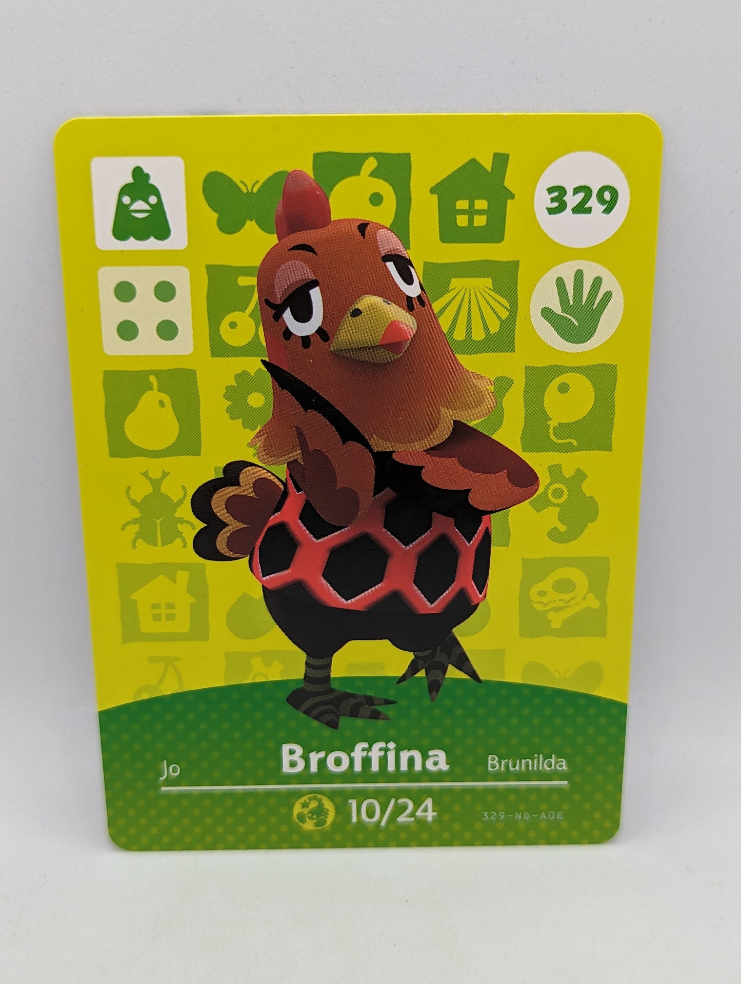 329 Broffina Animal Crossing Amiibo Card Series 4