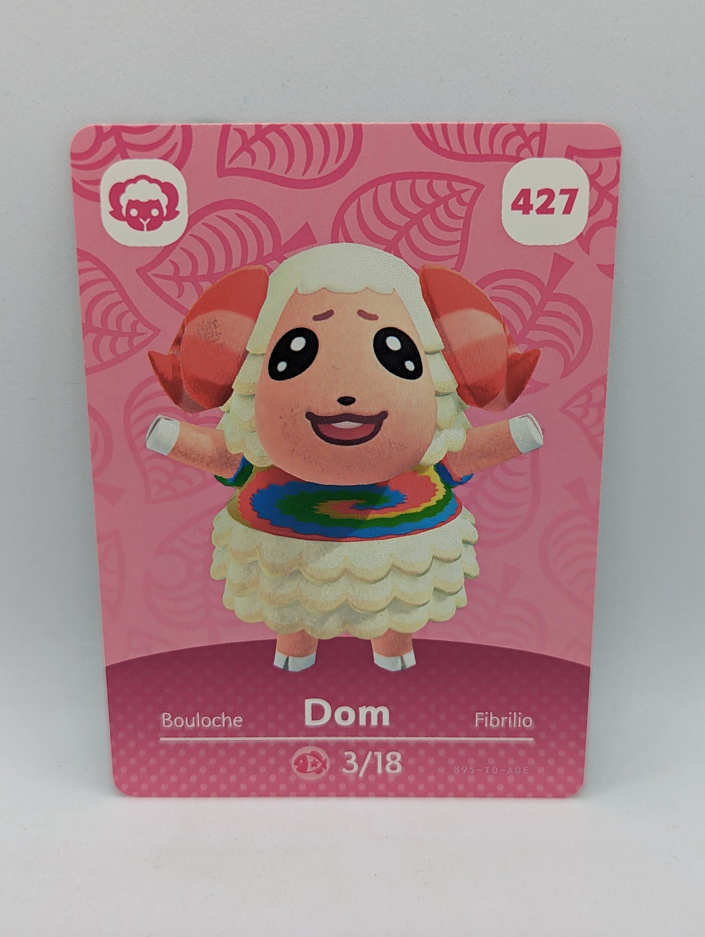 427 Dom Animal Crossing Amiibo Card Series 5