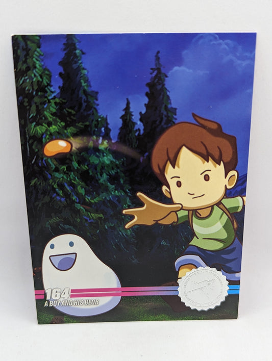 (S3.) 164 A Boy And His Blob LRG Trading Card (Silver)