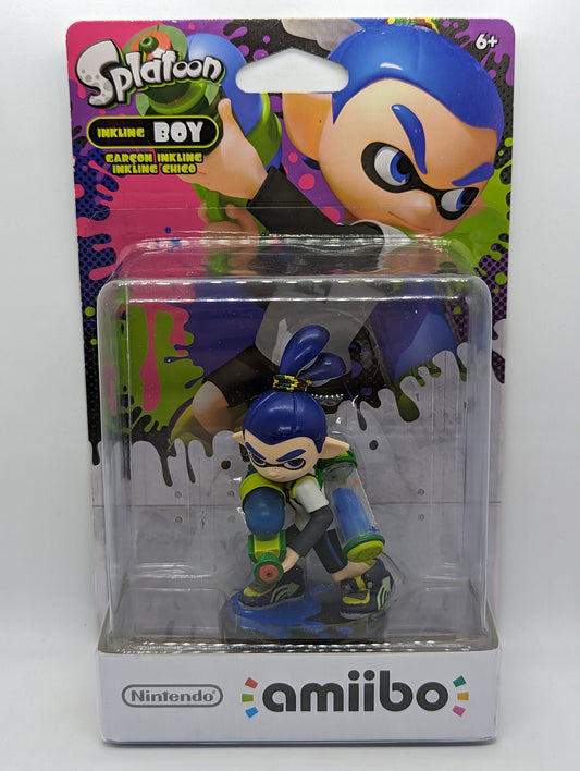 Amiibo Splatoon - Blue Hair Inkling Boy (Sealed)