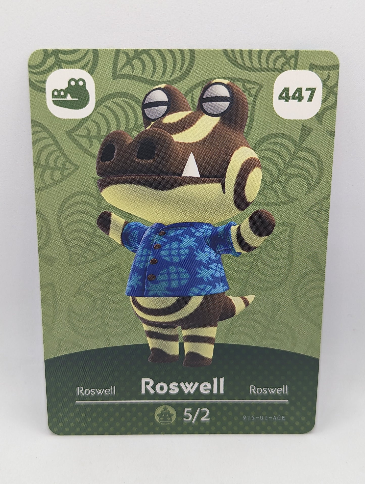 447 Roswell Series 5 Animal Crossing Amiibo Card