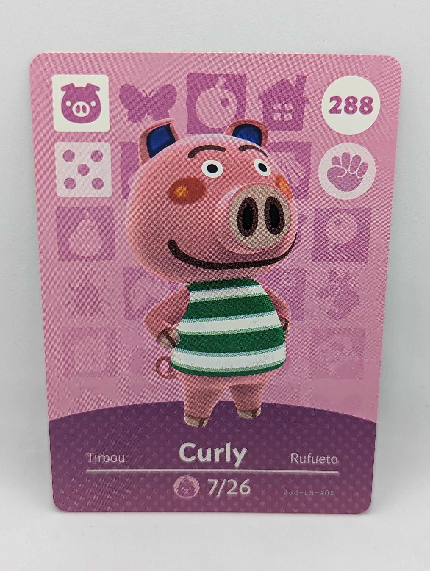 288 Curly Animal Crossing Amiibo Card Series 3