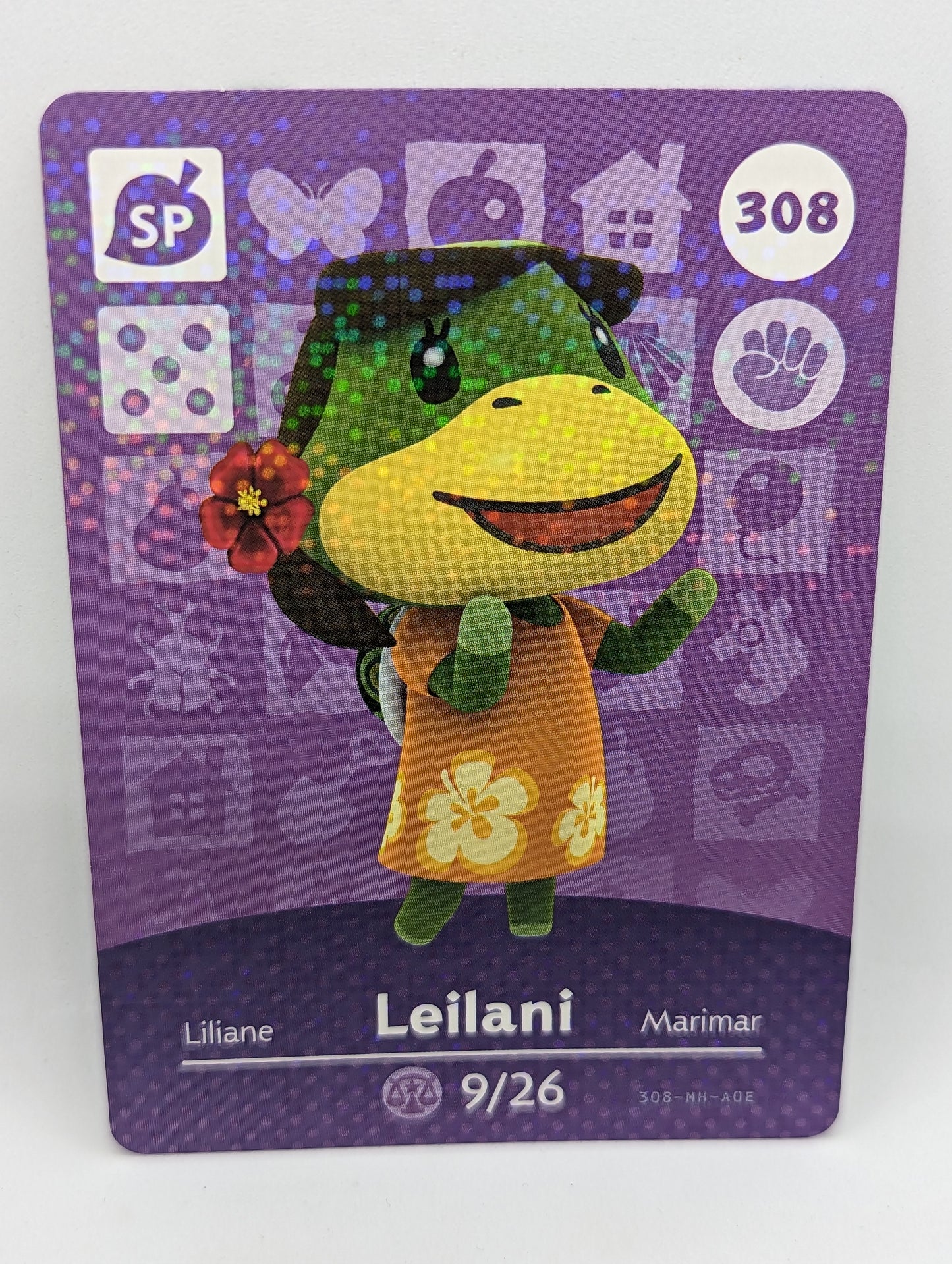 308 Leilani Animal Crossing Amiibo Card Series 4