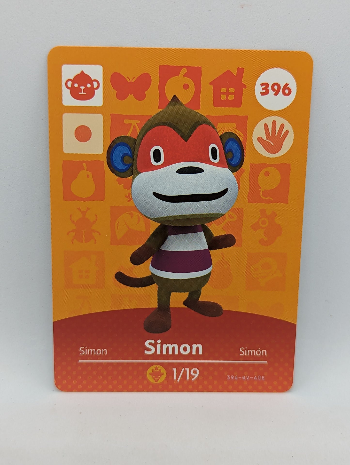 396 Simon Animal Crossing Amiibo Card Series 4