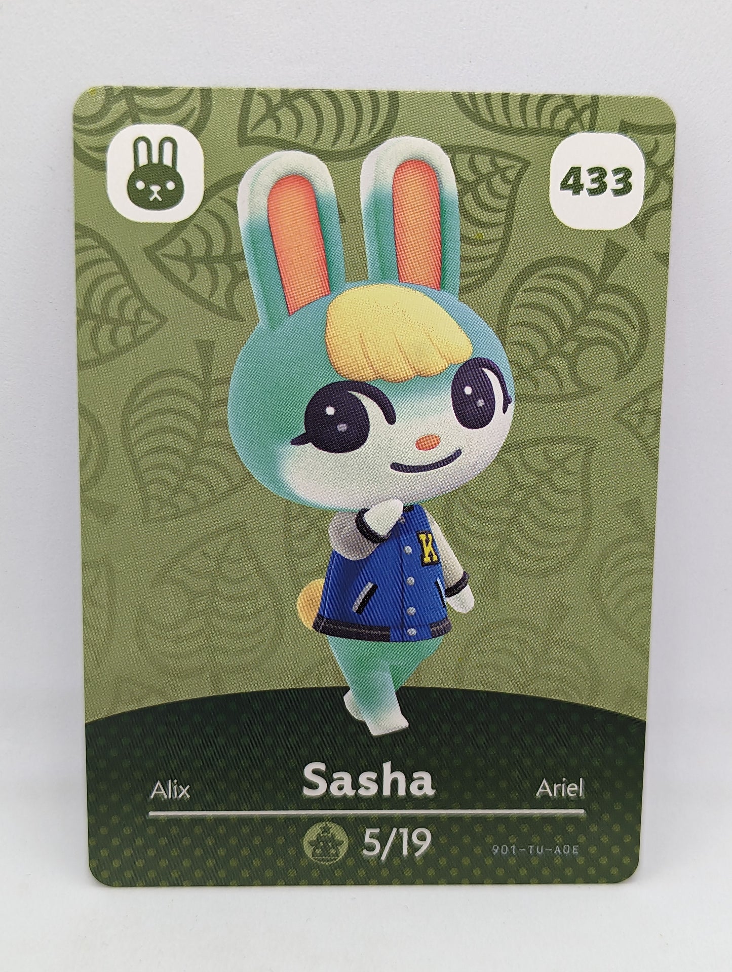 433 Sasha Animal Crossing Amiibo Card Series 5