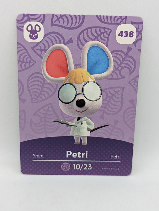 438 Petri Animal Crossing Amiibo Card Series 5