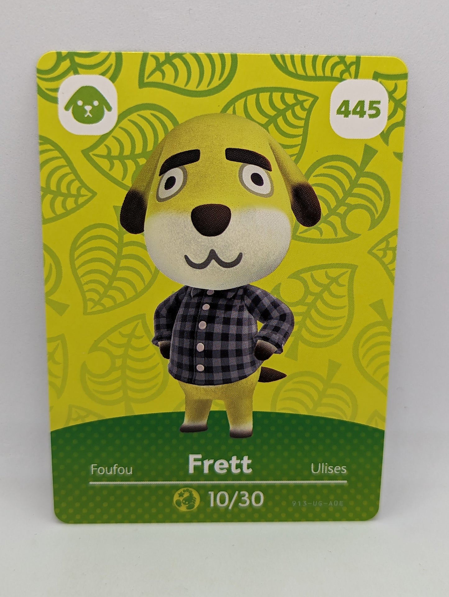 445 Frett Series 5 Animal Crossing Amiibo Card